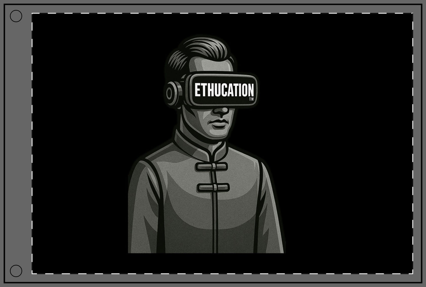 Flag - ETHUCATION™ Futuristic Brand Double Sided Flag