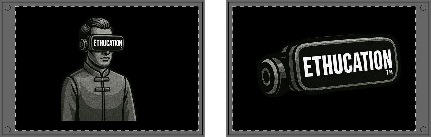 Flag - ETHUCATION™ Futuristic Brand Double Sided Flag