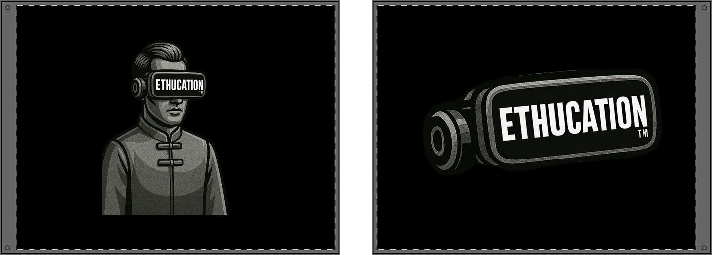 Flag - ETHUCATION™ Futuristic Brand Double Sided Flag