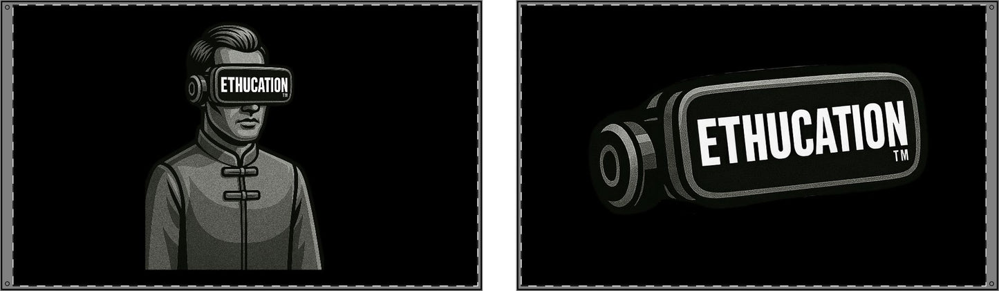 Flag - ETHUCATION™ Futuristic Brand Double Sided Flag