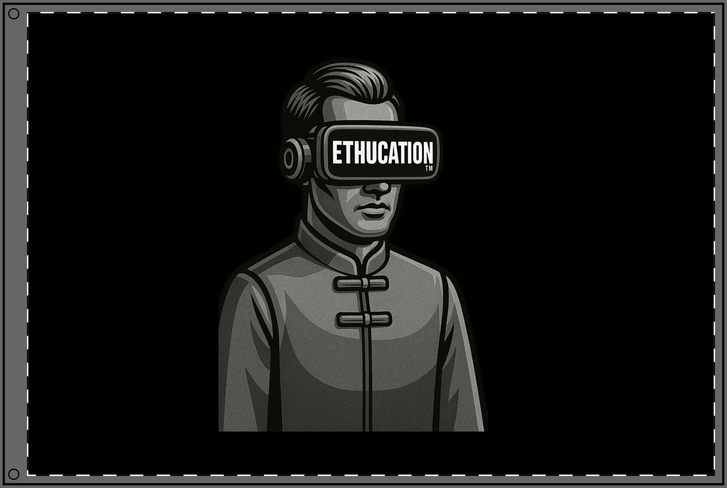 Flag - ETHUCATION™ Futuristic Brand Double Sided Flag