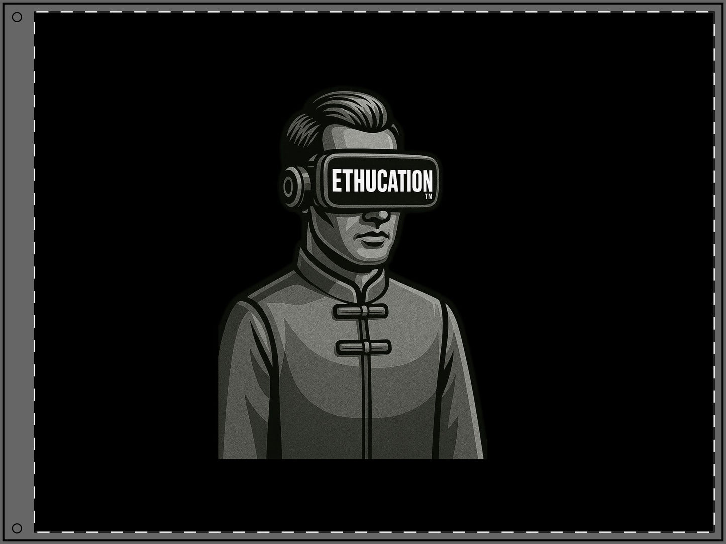 Flag - ETHUCATION™ Futuristic Brand Double Sided Flag