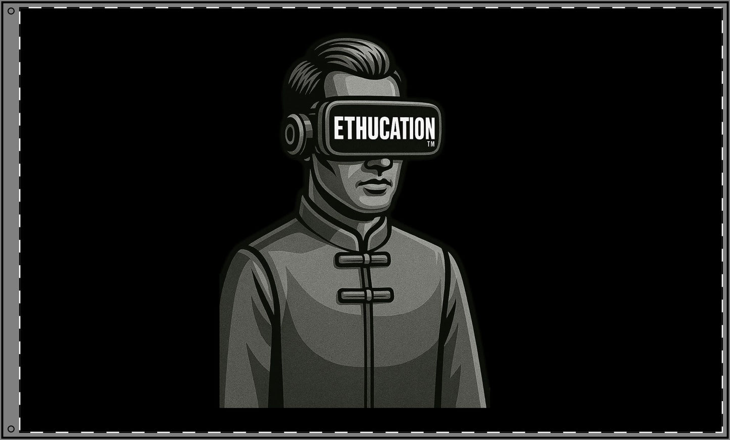 Flag - ETHUCATION™ Futuristic Brand Double Sided Flag
